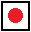 Picture of the Japanese flag in 8bit style.